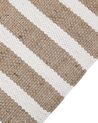 Teppich Wolle mehrfarbig Streifenmuster 80 x 150 cm Kurzflor ENGIZ_853532