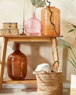 Kukkamaljakko lasi oranssi 41 cm MIRCHI Kukkamaljakko lasi oranssi 41 cm MIRCHI