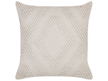 Cotton Cushion 45 x 45 cm Off-White CATALPA