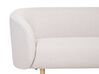 2 Seater Fabric Sofa Beige and Gold LOEN_867544