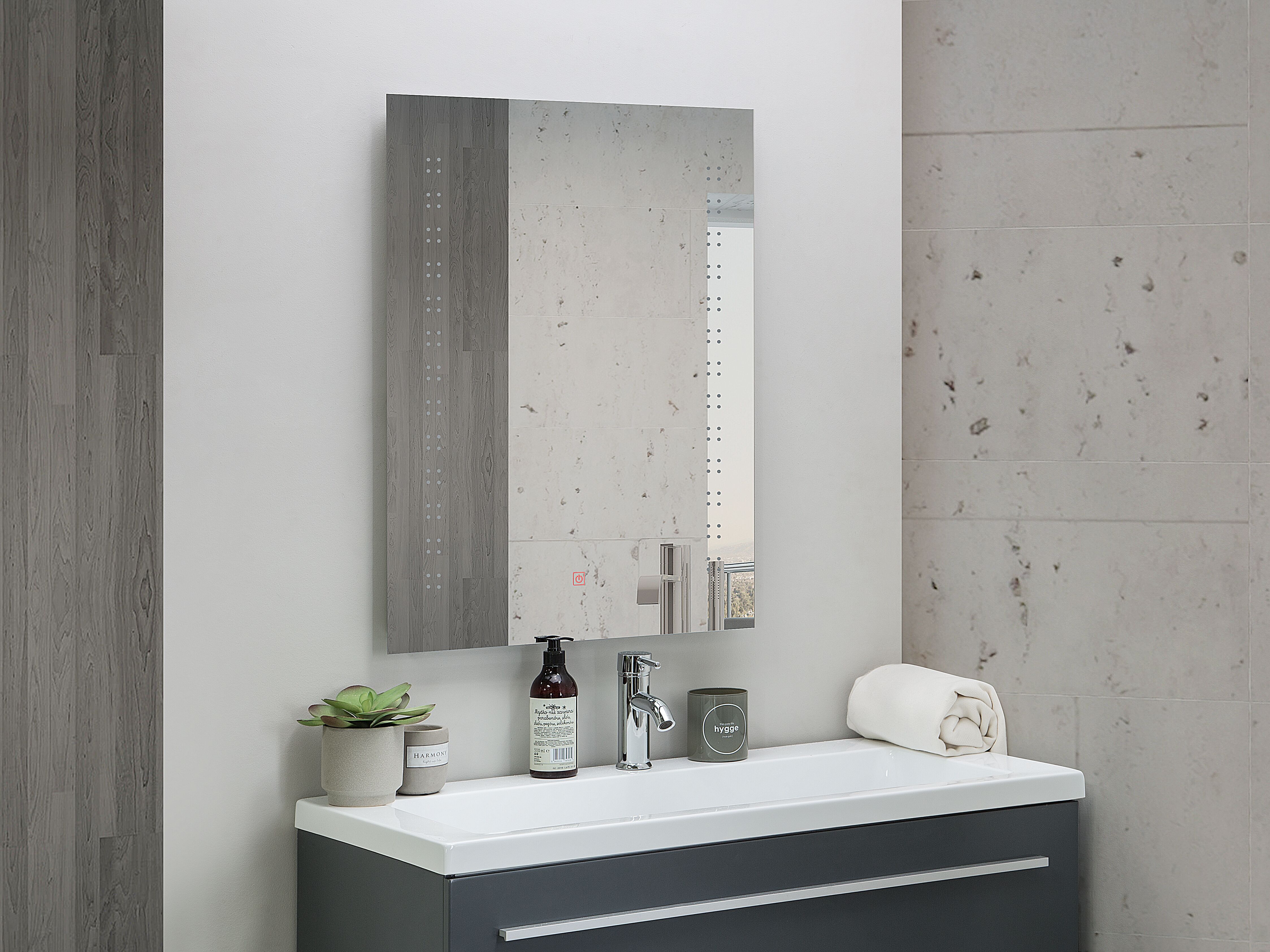 badspiegel mit led beleuchtung rechteckig 60 x 80 cm laita ab fabrik mit tiefen preisen 365 tage ruckgaberecht 1 in deutschland