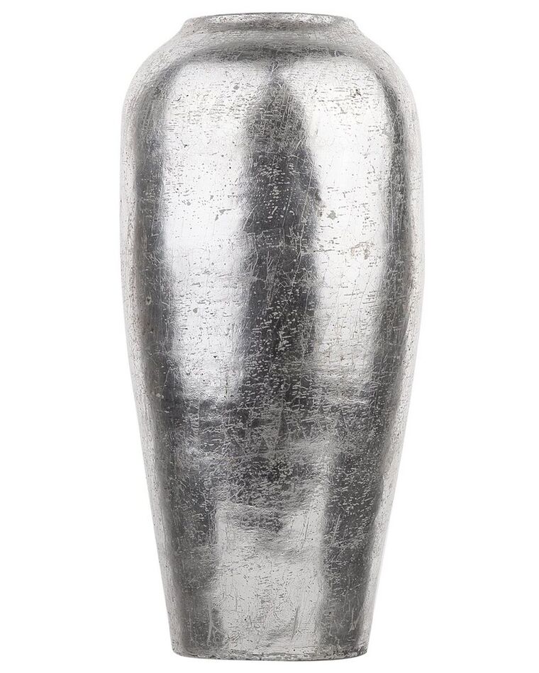 Dekorativ Vase Sølv 48 cm LORCA_722779