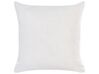 Set of 2 Cotton Cushions Animal Motif 45 x 45 cm White MARULA_854595