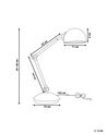 Metal Desk Lamp White HELMAND_799799
