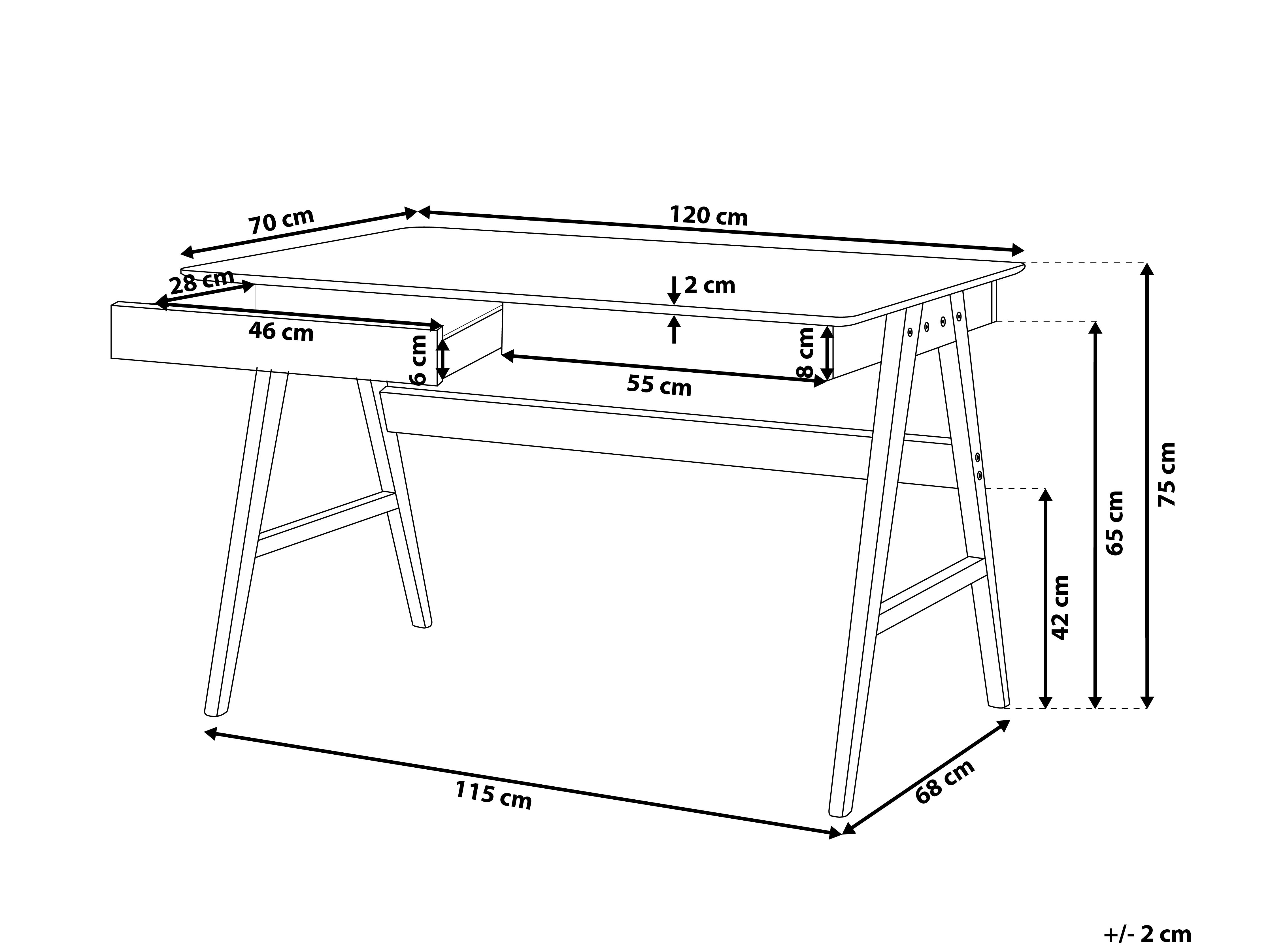 Schreibtisch MALTIS MT20 Artisan Eiche - Shop