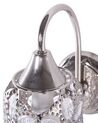 Set of 2 Wall Lamps Silver SYSOLA _837917