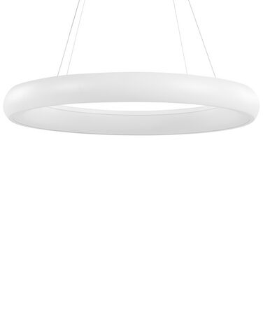 Lampe à LED suspendue blanche en métal BAGO