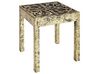 Odkládací stolek z mangového dřeva zlatý/ černý PALASI_857065