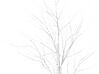 Fehér Kültéri Karácsonyfa Világítással 160 cm LAPPI_835471