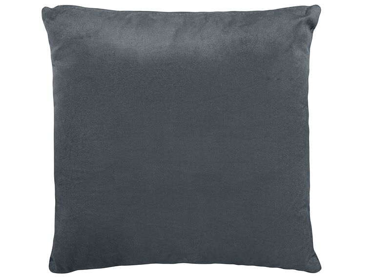 Right Hand Velvet Chaise Lounge with Storage Dark Grey MERI Beliani.co.uk