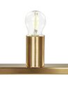 Metal 5 Light Pendant Lamp Brass BAYAS_876892
