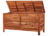 Úložný box akáciové drevo tmavohnedý 130 x 48 cm RIVIERA_822985