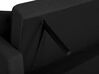 Fekete kárpitozott kanapéágy GLOMMA_718005