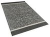 Venkovní koberec 120 x 180 cm černobílý BALLARI_766564
