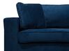 3-Sitzer Sofa Samtstoff marineblau FALUN_711105