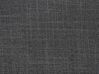 Letto con rete a doghe tessuto grigio scuro 180 x 200 cm VALBONNE_794287