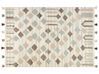 Kelim Teppich Wolle mehrfarbig 200 x 300 cm geometrisches Muster Kurzflor KAGHTSRASHEN_859937