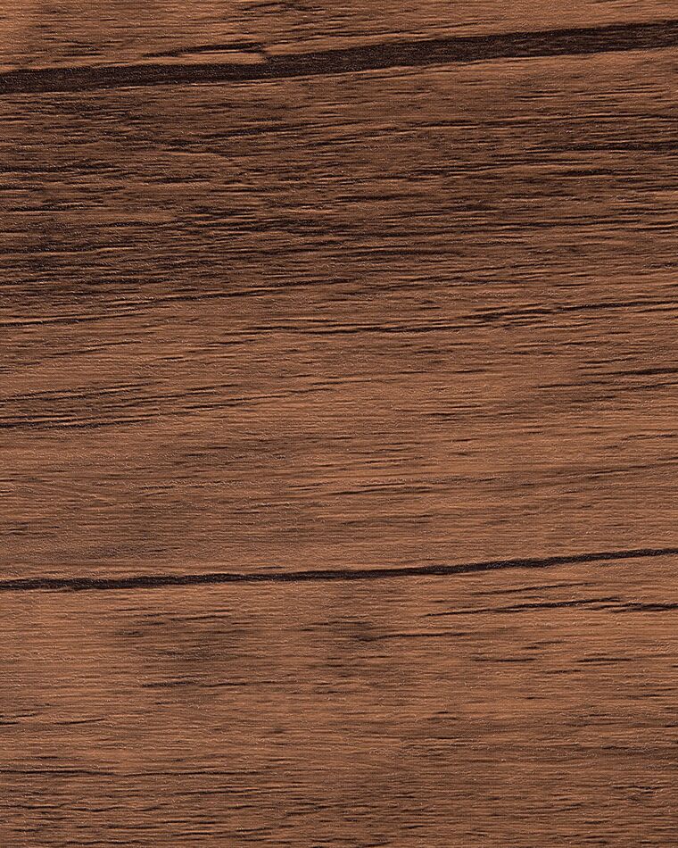 Bookcase Dark Wood and Black TIFTON | Beliani.co.uk