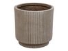 Vaso para plantas em fibra de argila taupe 24 x 24 x 24 cm DARIA_871706