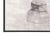 Cuadro en lienzo enmarcado de poliéster gris 63 x 93 cm BUDRIO_816193