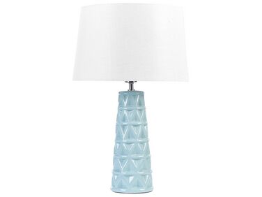 Ceramic Table Lamp Blue VINCES