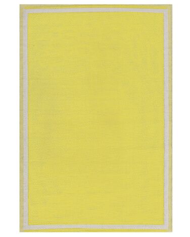 Vloerkleed polypropyleen geel 120 x 180 cm ETAWAH