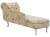 Right Hand Chaise Lounge Print Beige NIMES_763931