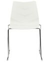 Set of 4 Dining Chairs White HARTLEY_873441