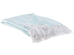 Huopa puuvilla mintunvihreä 130 x 160 cm TANGIER Huopa puuvilla mintunvihreä 130 x 160 cm TANGIER