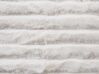 Manta de poliéster blanco crema 180 x 220 cm ABTEH_812591