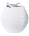 Conjunto de 2 cestas de algodón blanco crema 30 cm PANJGUR_846462