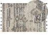 Tappeto kilim lana grigio 200 x 300 cm ARATASHEN_860051
