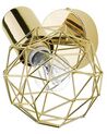 Wandleuchte Metall gold 2er Set Gitter-Design CHENAB_781851