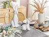 Figurine décorative lapin en céramique blanc 21 cm MORIUEX_798616