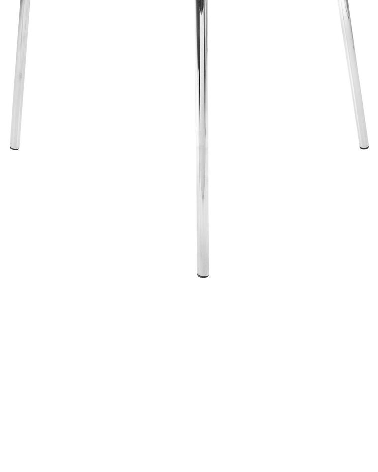 Set of 2 Velvet Dining Chairs Black and Silver BOONVILLE Beliani.co.uk