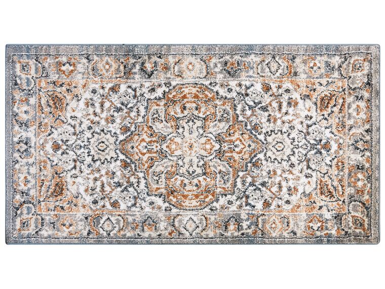 Teppich mehrfarbig 80 x 150 cm orientalisches Muster Kurzflor MARALIK_854915