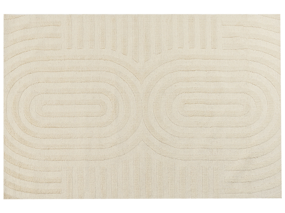 Alfombra de lana beige 200 x 300 cm MASTUNG 