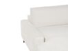 Canapé 3 places d'angle à droite en tissu blanc cassé MALOY_893682