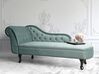 Left Hand Chaise Lounge Velvet Mint Green NIMES_696835