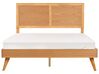 EU King Size Bed Light Wood ISTRES_912581