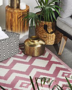 Ulkomatto vaaleanpunainen 120 x 180 cm DEWAS