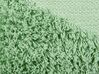 Dekokissen geometrisches Muster Baumwolle grün getuftet 45 x 45 cm 2er Set RHOEO_840157