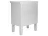 2 Drawer Mirrored Bedside Table TIGY_736361