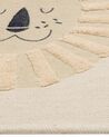 Detský bavlnený koberec 80 x 150 cm béžový BALARI_866569