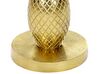 Beistelltisch Aluminium gold Ananas-Design rund ⌀ 29 cm PANNOUVRE_854165