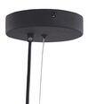 Lampa wisząca LED 3-punktowa metalowa czarno-mosiężna MALI_824704
