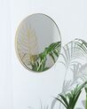Specchio da parete ø 57 cm in color oro SAUVIE_904191