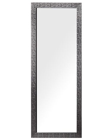 Nástenné zrkadlo 50 x 130 cm strieborné AJACCIO