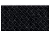 Fekete műnyúlszőrme szőnyeg 80 x 150 cm GHARO_860206