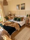 Łóżko drewniane 140 x 200 cm białe TANNAY_822799